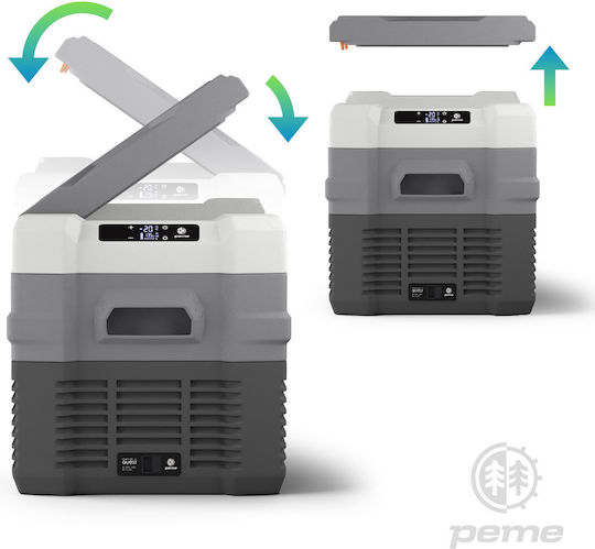 Peme Quest 30 Φορητό Ψυγείο Θερμοηλεκτρικό 26.8lt Πορτοκαλί