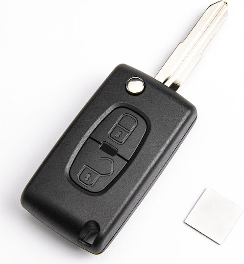 Carcasă Cheie Auto cu Lamă cu 2 Butoane pentru Citroen