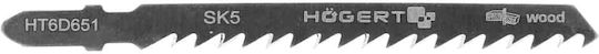 Set 5 Electric Saw Blades Hogert 6tpi 100mm Ht6d651