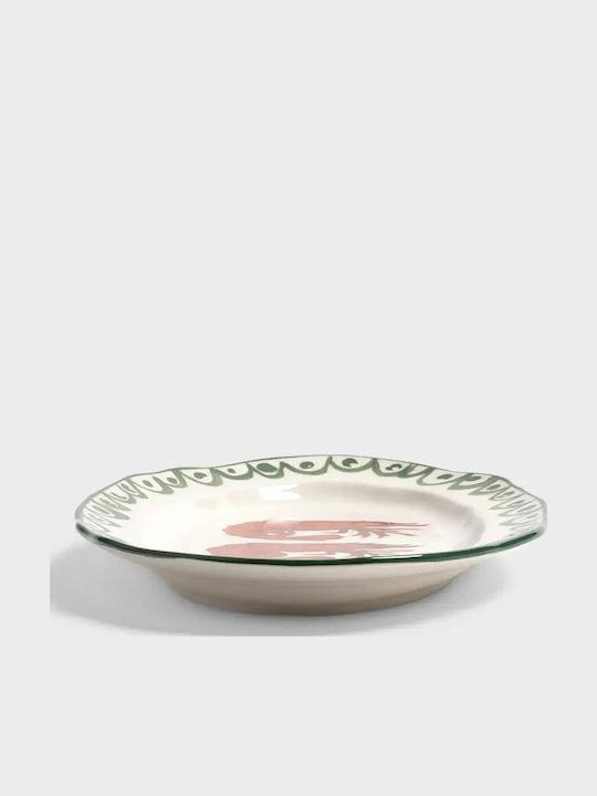 &Klevering Πιάτο Ρηχό από Πορσελάνη με Διάμετρο 34.5cm