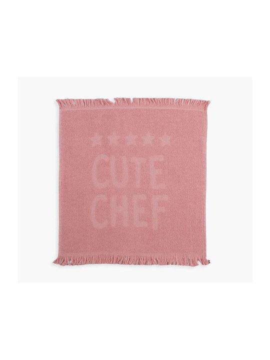 Nef-Nef Homeware Bamb.cute Chef Чаена Кърпа от 100% Памук в Екрю Цвят 50x50см