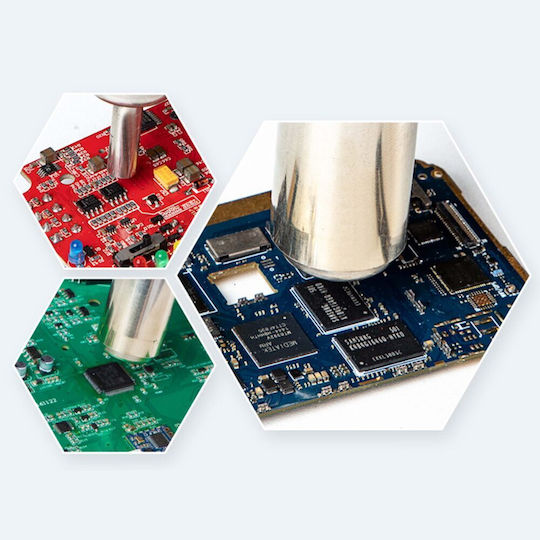 Stație de Lipit cu Aer Cald Zola Reglare Temperatură și Flux de Aer 100° la 500° 3 Duze Incluse Afișaj Lcd 680 W Ac 220v±10%/50hz