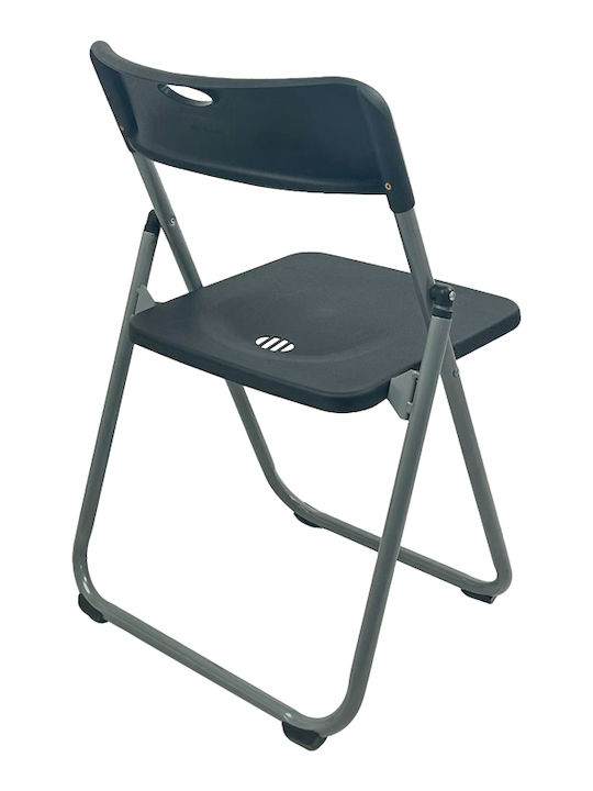 Catering Polypropylene Chair Edison Black 38x49x73cm