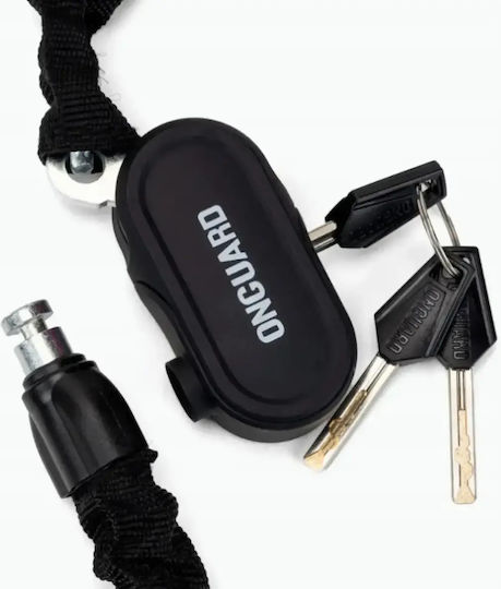 OnGuard Bicycle Cable Lock with Key Black