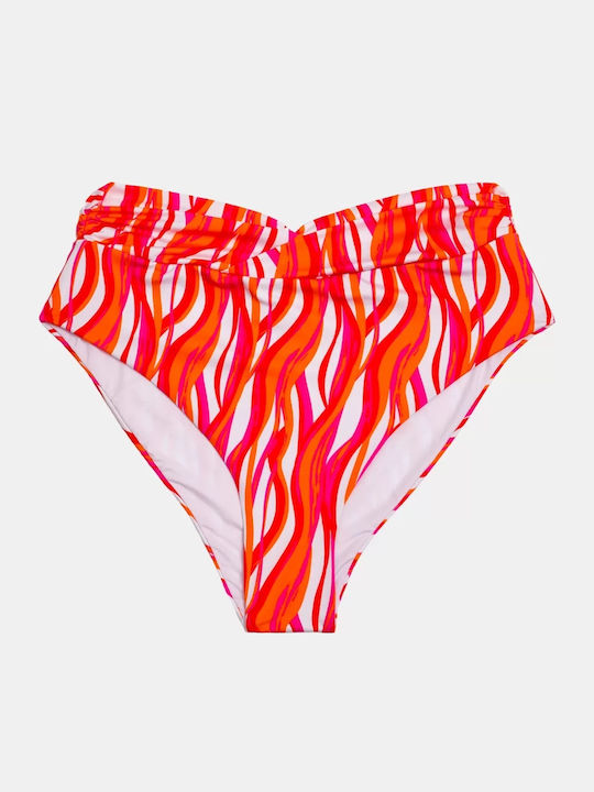 Bikini Bottoms High Waist Waves