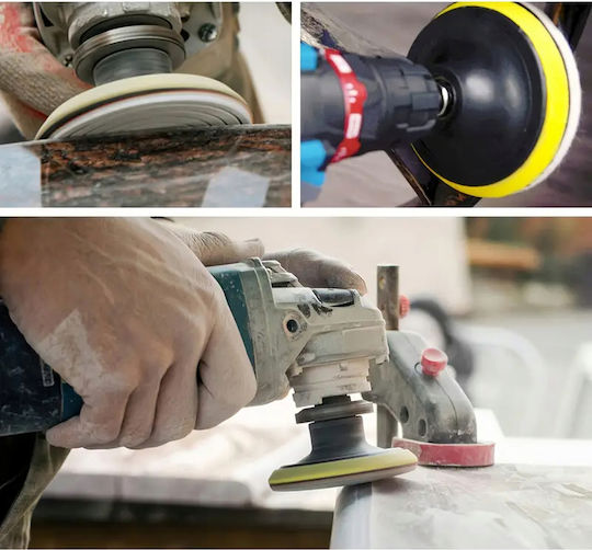 Set 10 Discuri De Șlefuire Diamantate De Polizare Zola 80 Mm Diametru 1000 Granulație Prindere Velcro Plăci Piatra Ceramică Marmură Țiglă Acoperiș Teracotă Utilizare Uscată Și Umedă Verde