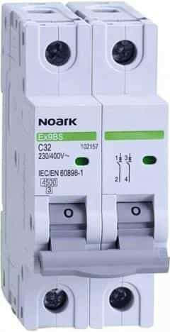 Noark Диференциален Автоматичен Прекъсвач Ex9bl-n 1p+n C32 30ma 107633