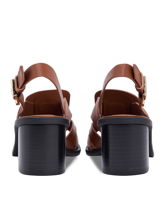 Leather Sandals Tabac