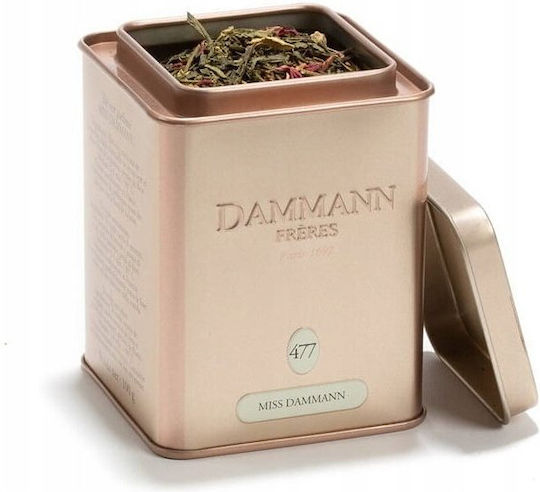 Green Tea Miss Dammann Copper Tin 100g
