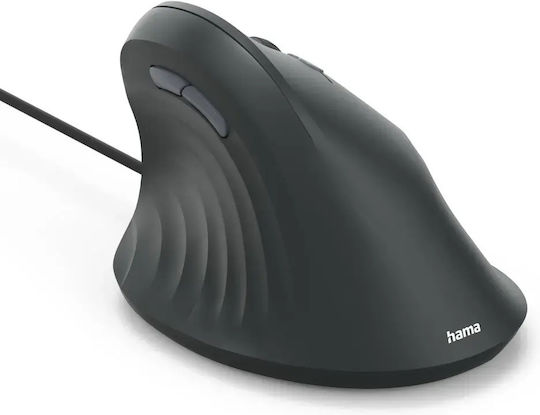 HAMA ECM-500 Verkabelte Ergonomische Maus Schwarz