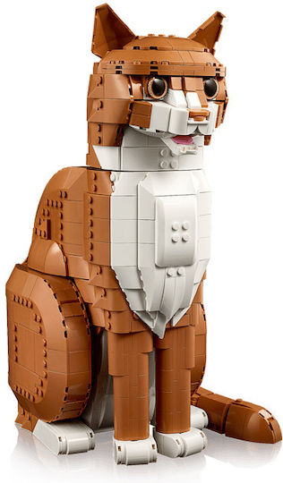 LEGO Ideas Pisică Portocalie pentru 18+ Ani 1755 Bucăți