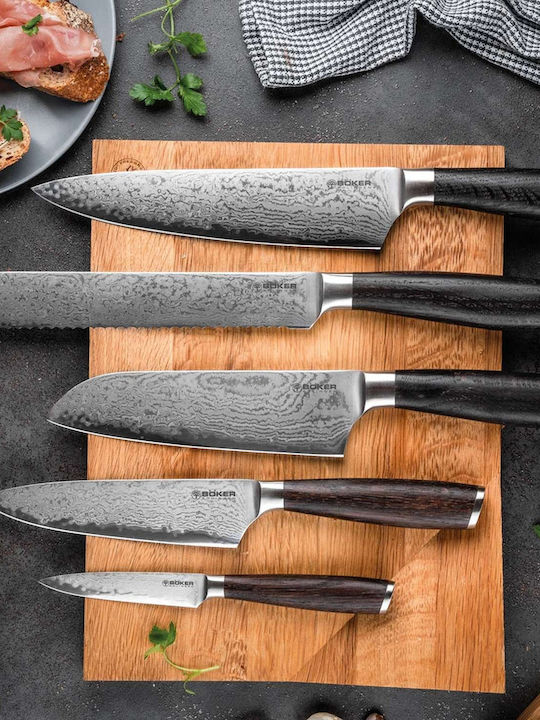 Togo Boker Meisterklinge Bread Knife from Damascus Steel