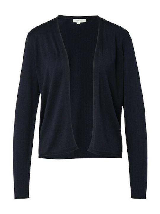 Damen Gestrickte Strickjacke Blau