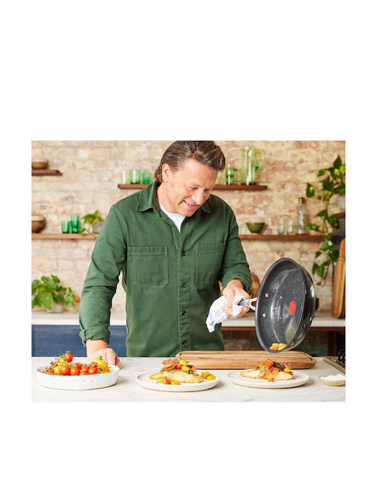 Tefal Jamie Oliver Double Aluminum Pan with Non-Stick Coating 28cm