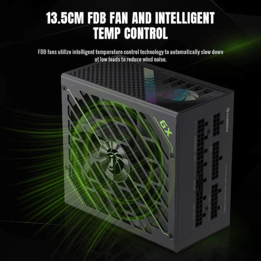GameMax GX PRO 1050G 1050W Μαύρο Τροφοδοτικό Υπολογιστή Full Modular 80 Plus Gold
