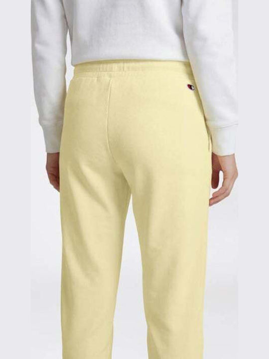 Cuff Pants Sweatpants Yellow