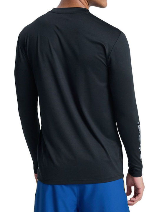 Quiksilver Everyday UPF 50+ Αντηλιακή Μπλούζα Μαύρη Quiksilver Everyday UPF 50+ Αντηλιακή Μπλούζα Μαύρη