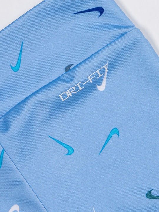 Kids Legging Sports Short Light Blue