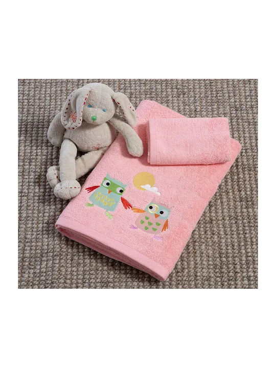 Nef-Nef Homeware Σετ Βρεφικές Πετσέτες 2τμχ Birds Mania Blossom Peach Βάρους 420gr/m² Nef-Nef Homeware Σετ Βρεφικές Πετσέτες 2τμχ Birds Mania Blossom Peach Βάρους 420gr/m²