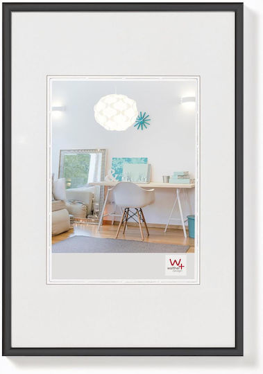 Walther Plastic Photo Frame with Black Frame