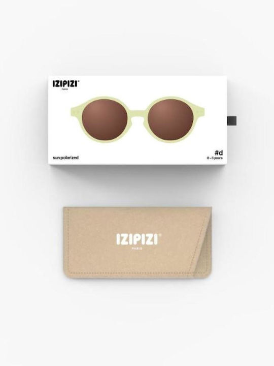 Izipizi #d Στρογγυλά Βρεφικά Γυαλιά Ηλίου με Polarized Φακό Κίτρινα για 0-3 Ετών