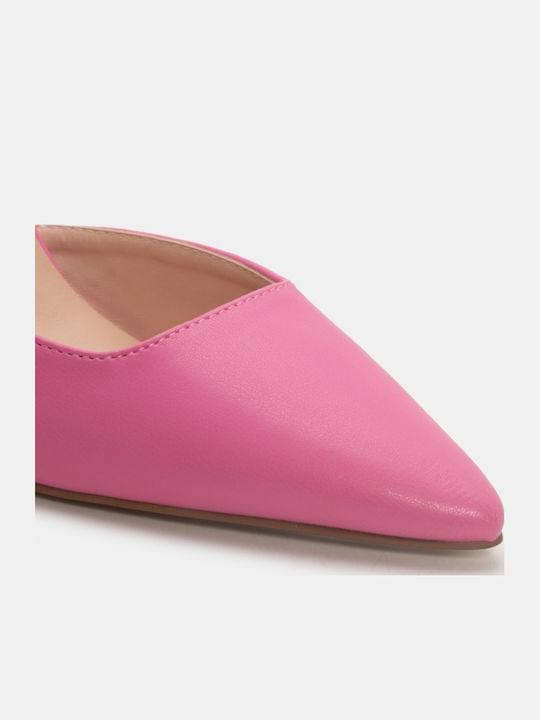 Pointed Toe Heels with High Heel Fuchsia