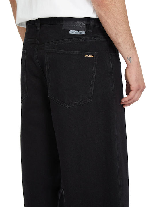 Billow Men's Jeans Pants with Loose Baggy Fit Black