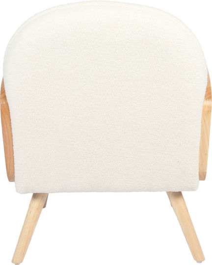 Stedy Armchair White 78x64x82cm