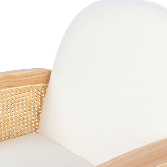 Stedy Armchair White 78x64x82cm