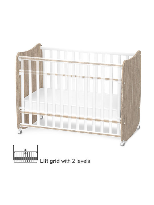 Lorelli Babybett Weiß mit Matratze 60x120cm