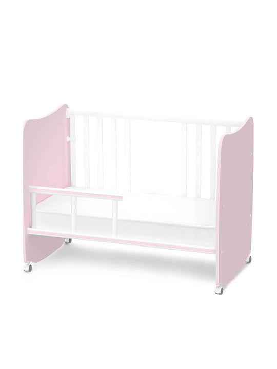 Lorelli Baby Crib Pink for Mattress 60x120cm