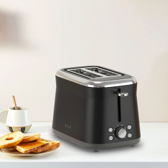 Tefal Collection Retro Toaster 2 Slots 850W Black