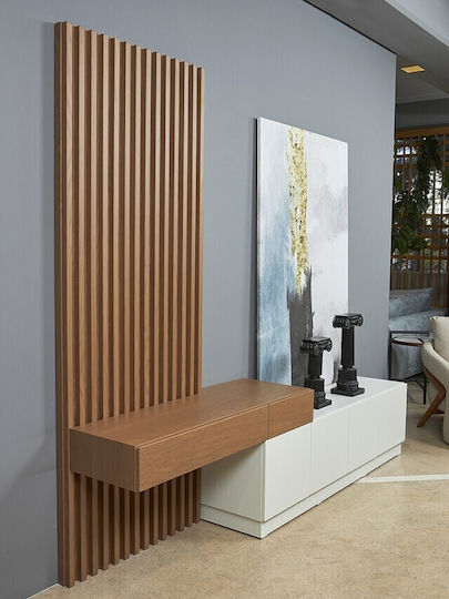 Hallway Furniture Light Walnut 130x30x50cm