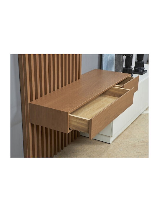 Dhome Flurmöbel & Aufbewahrung Light Walnut Länge 130 Breite 30 Höhe 50cm