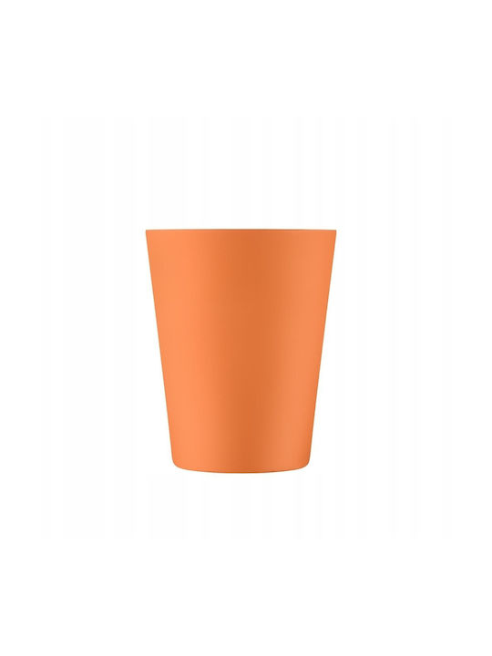 Ecoffee Cup Κούπα Πλαστική με Καπάκι Πορτοκαλί 350ml