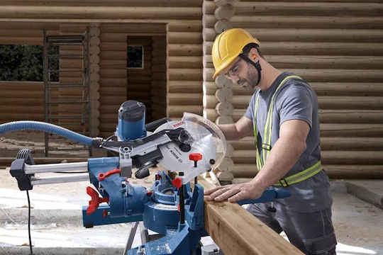 Bosch Gcm Fierăstrău Cu Tăietor De Unghi La Rețea Diametru Disc 305mm