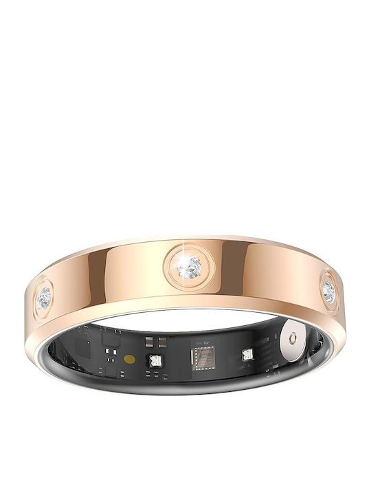 Avizar Verbunden Ring Größe 12 Venus Modell Rhinestones Ladekoffer Gold