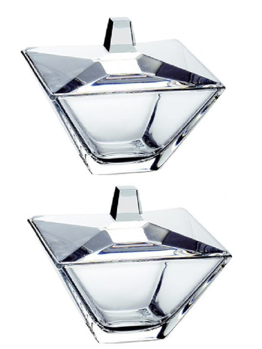 Vidivi Torcello Dekorative Schale Glas Weiß 11x11x9,5cm Vidivi Torcello Dekorative Schale Glas Weiß 11x11x9,5cm