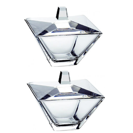 Vidivi Torcello Dekorative Schale Glas Weiß 11x11x9,5cm Vidivi Torcello Dekorative Schale Glas Weiß 11x11x9,5cm