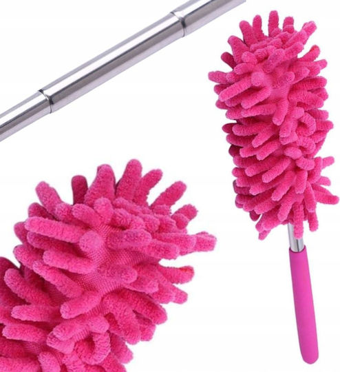 Zola Telescopic Microfiber Duster Length 25-70 Cm Pink