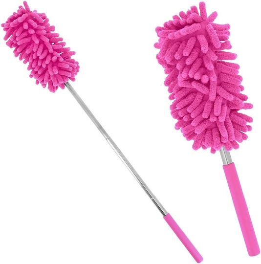 Zola Telescopic Microfiber Duster Length 25-70 Cm Pink
