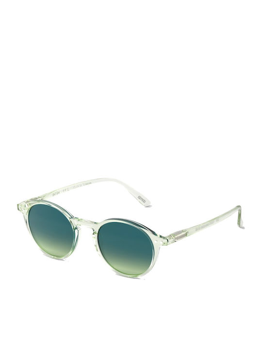 Izipizi Unisex Sunglasses With Green Frame And Green Gradient Polarized Mirror Lens