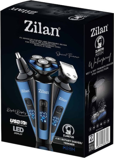 Zilan Κουρευτική Μηχανή Μαύρη ZLN8726
