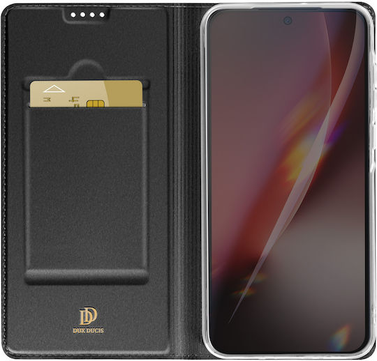 Dux Ducis Flip Case Honor Magic 8 Lite Card Holder Skin Pro Series Black