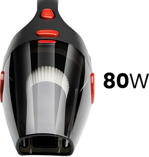 Avizar 80w Dc12v Преносима Автомобилна Прахосмукачка Компактна Мощна Черна