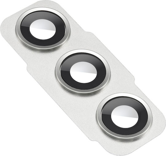 Clappio Rear Camera Lenses Galaxy S21 Fe Integrated Frame White