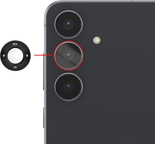 Samsung Handy-Kamerazubehör Galaxy S25 Fe Haupt Rückkamera Service Pack Schwarz