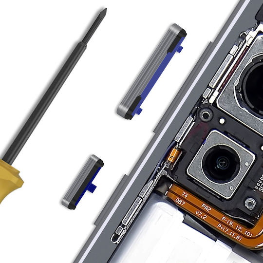 Samsung Original Power Volume Button Galaxy S25 Fe Service Pack Black