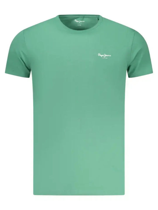 Pepe Jeans Original Basic Kurzarm T-Shirt Grün Hell