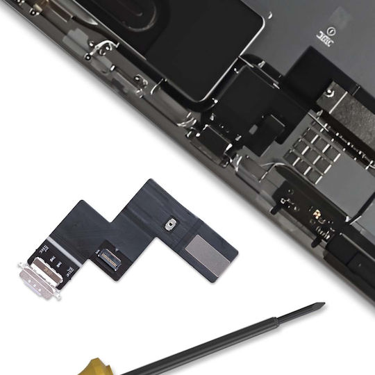 Clappio Съединител За Зареждане Ipad Air 2024 13 Usb-C Част За Ремонт Лилав
